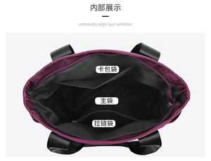 Bolsa de Mano Personalizada Oxford Resistente con Estampado, Bolsa de Compras Grande y Portátil para Mujer - Product Image 3