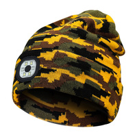 Cappello Invernale in Acrilico per Adulti con Luce LED, Logo Personalizzabile, Ideale per Affari/Viaggi, Stile Moderno, Tessuto Comune
