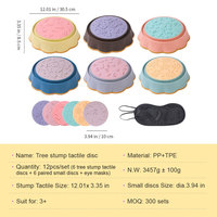 Arbre Souche Tactile Disque Équilibre Stepping Stones Jouets Doigt Pied Tactile Stepping Plate Équipement D'entraînement Sensoriel