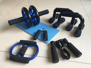 Bộ Bánh Xe Lăn Abs Có Thảm Tập Luyện Thiết Bị Con Lăn Đẩy Bụng Tập Bụng Bộ Con Lăn Tập Ngón Tay Dây Nhảy - Product Image 5