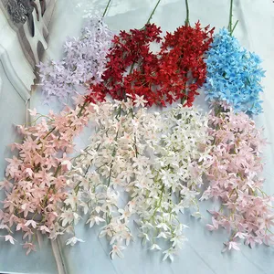 Usine décor de mariage suspendus fleur en plastique <span class=keywords><strong>Oncidium</strong></span> tiges artificielle danse <span class=keywords><strong>orchidée</strong></span> <span class=keywords><strong>Oncidium</strong></span> fleur - Product Image 1