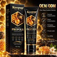 Dentifrice blanchissant personnalisé avec logo du fabricant, enrichi en extrait de propolis, soulage efficacement les maux de dents, dentifrice pour adultes