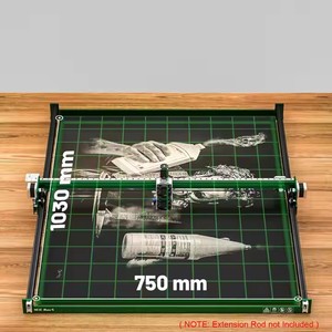 Máquina de Grabado y Corte Láser Industrial 3D de Alta Potencia, Router de Madera de Escritorio de 4 Ejes con Componentes Centrales del Motor - Product Image 3