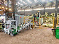 Ligne de palettisation et d'emballage à colonne unique 5kg 15kg 25kg 40kg, palettiseur de sacs pour riz, ciment, granulés de bois, robot palettiseur