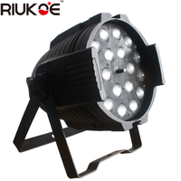 Projecteurs RGBW 4-en-1 216W avec contrôle de zoom et DMX512 6/10 CH IP20 pour discothèques intérieures, projecteur PAR LED blanc, garantie 2 ans
