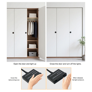 Interruptor de sensor de doble puerta ultrafino infrarrojo electrónico con sonda reemplazable montada en <span class=keywords><strong>Hideen</strong></span> AC220V para armario - Product Image 3