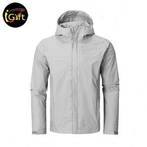 Veste étanche unisexe pour hommes, blouson d'hiver gris foncé avec Logo personnalisé, de grande taille, bon marché - Product Image 1