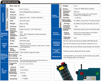 Télécommande radio pour grue à flèche DK1-14D-29, 14 boutons, commande hydraulique