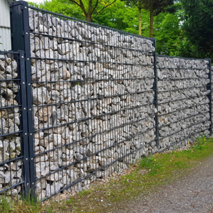 Panier <span class=keywords><strong>en</strong></span> gabion <span class=keywords><strong>en</strong></span> acier galvanisé à trous carrés soudés à prix avantageux avec service de découpe pour mur de soutènement - Product Image 3