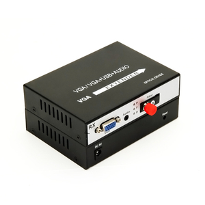 1 cặp 1 Kênh VGA Sợi Quang <span class=keywords><strong>Transmitter</strong></span> Receiver VGA <span class=keywords><strong>Video</strong></span> Và Âm Thanh Chuyển Đổi - Product Image 5