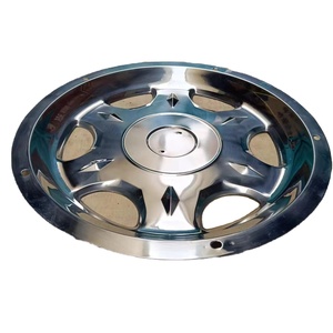 Copricerchi ABS Cromati Per Semi Camion - Set Con Dadi Filettati 33 Mm