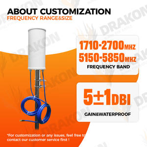 ドローン警察バトン型長距離インターネットワイヤレスグラスファイバーMIMOオムニ垂直分極50 km 1710-2700/5150-5850MHz - Product Image 3