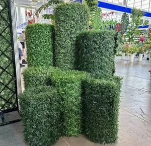 Alev geciktirici Anti-UV yapay plastik gizlilik kozalaklı çit - Product Image 4