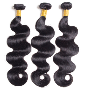 Capelli umani indiani crudi <span class=keywords><strong>100</strong></span> naturali originali, stile personalizzato lungo del corpo onda cuticola allineato capelli vergini - Product Image 4