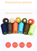 Fil à broder industriel 100% polyester informatisé 4000Y 120D/2 5000M pour machine à coudre et à broder, vente en gros
