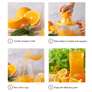 Ferramenta de Cozinha 2 em 1 Espremedor Manual Multifuncional de Cítricos para Laranja e Limão - Product Image 3