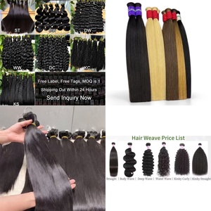 Extensiones de Cabello Virgen Remy Vietnamita Super Double Drawn con Trama, Cabello Crudo con Cutícula Alineada, Liso Extremo, Proveedor Confiable - Product Image 2