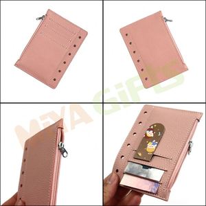 <strong>Custom</strong> Binder <strong>Planner</strong> Notebook Leather Divider Dashboard Pocket <strong>Insert</strong> With Zipper Card Holder Pebble Accessories - Product Image 3