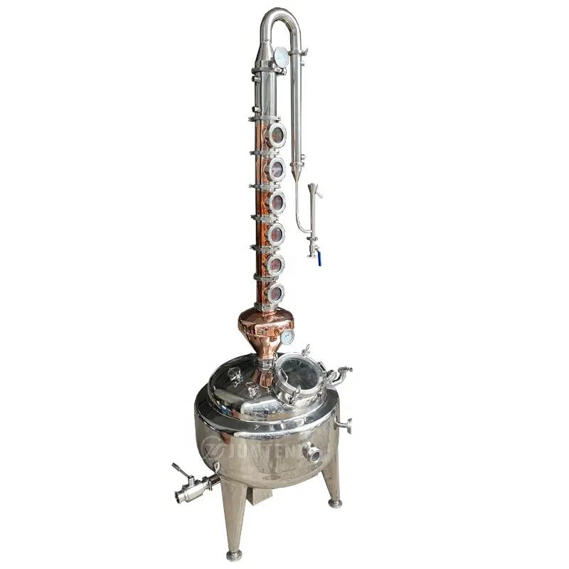 Destilador simple de estilo familiar pequeño, producción de Ginebra, destilación de alcohol, destilador de alcohol para el hogar