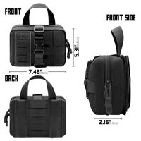 Pochette tactique de premiers secours grande taille personnalisée, détachable, à libération rapide, sac médical d'urgence IFAK pour le camping en plein air, la randonnée et les voyages