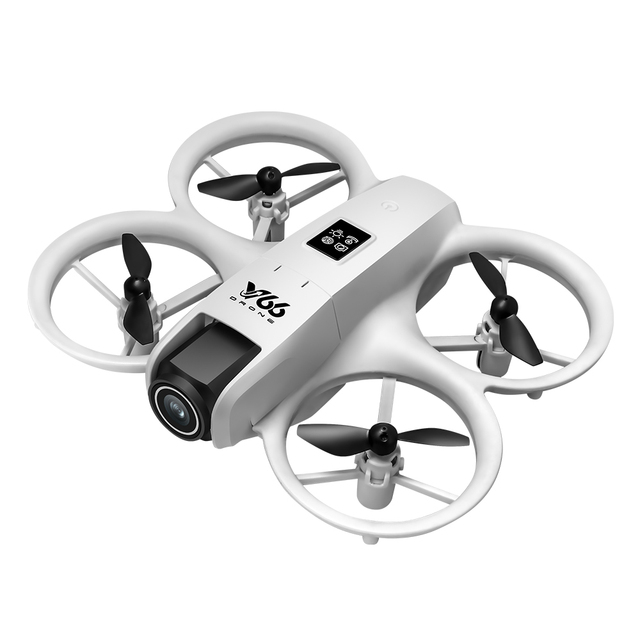 V66 Mini Wifi Drone Optical Flow Localization 3 Obstacle Avoidance Aerial Photography Small RC Quadcopter for Beginners