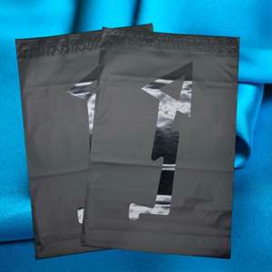 MOQ 100Pcs Black Matte Poly Shipping <b>Bags</b> Waterproof <b>Mailer</b> Express <b>Bags</b> Flyer Mailing <b>Bag</b> for Clothing T-Shirt Hoodies - Product Image 6