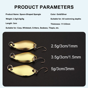 Señuelo de lentejuelas en caja Gancho único Micro objeto Tiro lejano Natación completa Boca con punta de metal Barra blanca Cebo Biomimético - Product Image 3