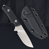 Couteau de chasse multi-usages Couteau pliant D2 Survival Tactical EDC Couteau de chasse pliant de poche avec manche G10