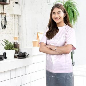 Wholesale Disposable Transparent Waterproof PE Cross <b>Back</b> Apron, Ideal for Cooking, Cleaning & Food Processing Protection - Product Image 4