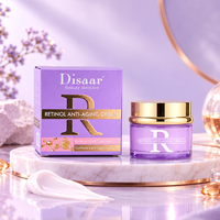Crème pour le visage au rétinol Disaar pour peaux sèches et ridées, peptide, beurre de karité, soin anti-âge, crème raffermissante pour le visage, 50 g, vente en gros