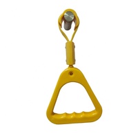 Poignée de maintien pliable en plastique jaune pour véhicules, bus et autocars