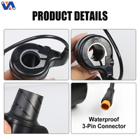 Nouvelle poignée d'accélérateur demi-tour New Image pour vélo électrique Duotts C29, accessoire de vélo, poignée d'accélérateur pour E-bike, accessoires de cyclisme