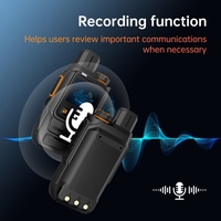 Walkie Talkie DK-K10 3G 4G LTE con Alcance de 100 km, Red de Comunicación Global, Tarjeta SIM Inteligente, Alcance de 5000 km, Par de Walkie-Talkies POC
