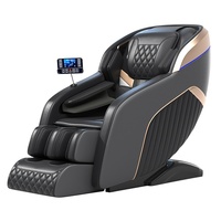 Fauteuil de massage Shiatsu JINGTOP à gravité zéro, massage complet du corps avec chauffage du dos et des jambes pour usage domestique