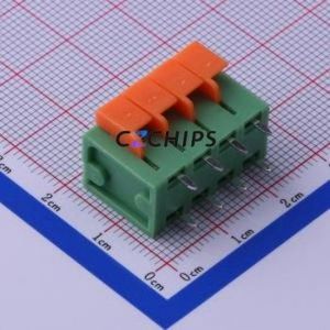 KF142V-5.08-4P Spring Terminal Block Through hole Component (THT),P=5.08mm Connector 5.08mm 4P 4 15A - Product Image 1