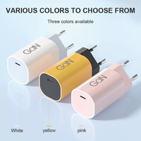 Chargeur mural portable 30W à charge rapide, norme européenne, nouveau, en matériau GAN