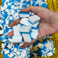 Mahjong en acrylique personnalisé, motif multicouche blanc et bleu, gravure 12 mm, peinture UV faite à la main pour le camping