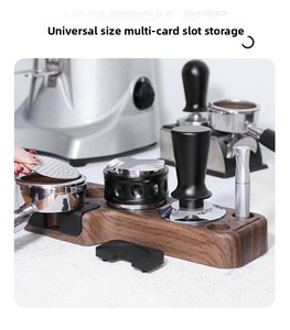Supporto Multifunzionale per Accessori da Caffè con Base Antiscivolo, Stazione per Pressatura Espresso Salvaspazio, Portafiltro e Supporto per Tamper - Product Image 5