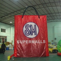 Sac à provisions gonflable géant réplique sac à provisions de super marché sacs alimentaires gonflables pour la publicité
