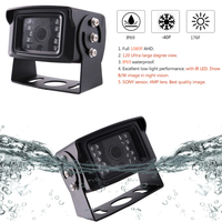 Caméra de camion OEM haut de gamme 1080P NTSC/PAL AHD, lumières SMD pour la vision nocturne. Classe d'étanchéité IP68 pour DVR mobile
