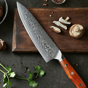 Couteau de chef professionnel en acier Damas forgé à la main, collection de couteaux de chef avec manche ergonomique pour usage domestique et professionnel - Product Image 4
