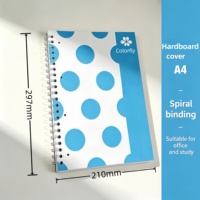Carnet à spirale personnalisé à couverture rigide en gros, bloc-notes de bureau et scolaire avec reliure métallique, approvisionnement en vrac