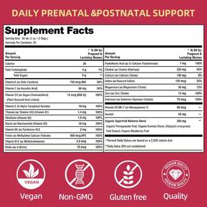 महिलाओं के लिए ओम/ओम प्रसवपूर्व और प्रसवोत्तर मल्टीविटामिन महिलाओं के लिए चीनी मुक्त तरल प्रसवपूर्व विटामिन - Product Image 3