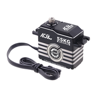 AGFRC A81BWMP 55KG alto Torque Ultra potente 8,4 V HV 3BB impermeable Digital programable sin escobillas Servo CNC RC coche Robot