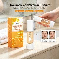 Sérum Éclaircissant et Hydratant à l'Acide Hyaluronique et Vitamine C, Essence Unifiante au Glutathion en Stick, Marque Blanche OEM