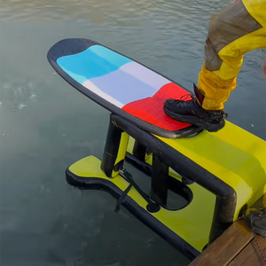 <b>Inflatable</b> PVC Hydrofoil Surfboard Dock Platform With Hand Pump for Beginner Ocean Waters Water Sports Tools JFS-01 Customizable - Product Image 2
