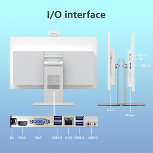 خدمات ODM & OEM شاشة عريضة الكل في واحد مع شاشة عرض 27 "30" LCD DDR4 للاستخدام التجاري - Product Image 2