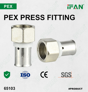 Conectores de Tubería <span class=keywords><strong>Multicapa</strong></span> IFAN OEM PEX-AL-PEX, Tubo <span class=keywords><strong>Multicapa</strong></span>, Conexión a Presión, Accesorios de Latón en Forma de U, Conexiones a Presión PEX - Product Image 3