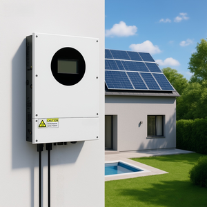 Inversor <span class=keywords><strong>Solar</strong></span> de Onda Sinusoidal Pura Multifuncional Monofásico de Doble MPPT, Conectado a la Red/Híbrido, de 10600VA/10.6kW, Entrada de 220-240VAC - Product Image 4