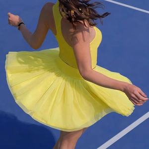 फैशन आउटवियर स्पोर्ट्स टेनिस गोल्फ चल रही पिकअप थोक कैंडी रंग बैले रंग नृत्य पोशाक केक स्कर्ट ग्रीष्मकालीन ट्यूटू स्कर्ट - Product Image 5
